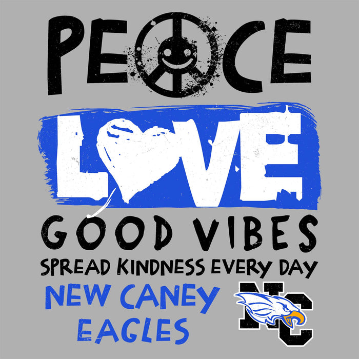 Close-up view of New Caney High School Eagles Women's Relaxed Fit T-shirt 240