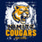 Close-up view of Nimitz High School Cougars Navy Blue Classic Unisex T-shirt 202