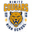 Close-up view of Nimitz High School Cougars Unisex 3/4 Sleeve Raglan T-shirt 204