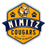 Close-up view of Nimitz High School Cougars Unisex 3/4 Sleeve Raglan T-shirt 209