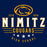 Close-up view of Nimitz High School Cougars Navy Blue Classic Unisex T-shirt 217