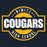 Close-up view of Nimitz High School Cougars Navy Blue Classic Unisex T-shirt 011