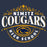 Close-up view of Nimitz High School Cougars Unisex 3/4 Sleeve Raglan T-shirt 211