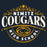 Close-up view of Nimitz High School Cougars Women's Navy Blue SoftStyle T-shirt 211