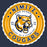 Close-up view of Nimitz High School Cougars Unisex 3/4 Sleeve Raglan T-shirt 216