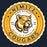 Close-up view of Nimitz High School Cougars Women's Navy Blue SoftStyle T-shirt 216
