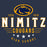 Close-up view of Nimitz High School Cougars Unisex 3/4 Sleeve Raglan T-shirt 217