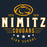 Close-up view of Nimitz High School Cougars Navy Blue Classic Unisex T-shirt 217
