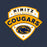 Close-up view of Nimitz High School Cougars Unisex 3/4 Sleeve Raglan T-shirt 221