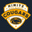 Close-up view of Nimitz High School Cougars Women's Navy Blue SoftStyle T-shirt 221