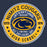 Close-up view of Nimitz High School Cougars Unisex 3/4 Sleeve Raglan T-shirt 224