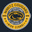 Close-up view of Nimitz High School Cougars Women's Navy Blue SoftStyle T-shirt 224
