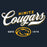 Close-up view of Nimitz High School Cougars Navy Blue Classic Unisex T-shirt 226