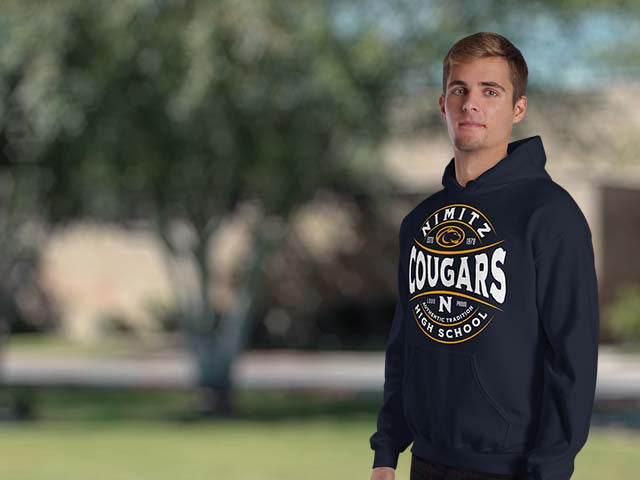 Nimitz High School Cougars Classic Hoodies All Products Page