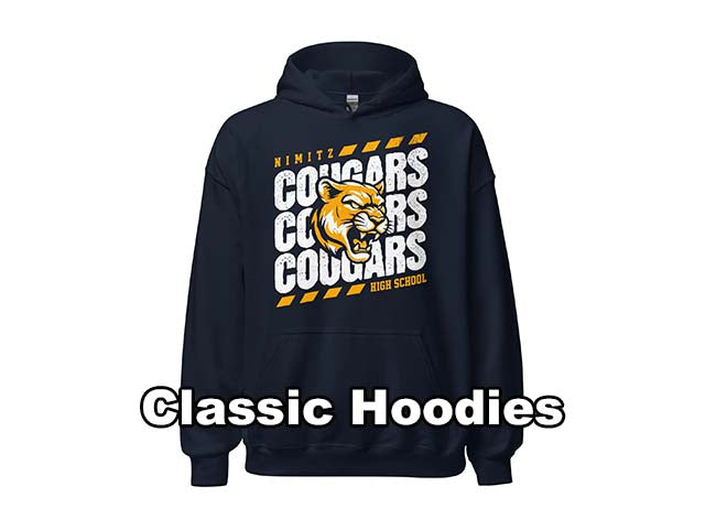 Nimitz High School Cougars Classic Hoodies