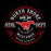 Close-up view of North Shore High School Mustangs Unisex 3/4 Sleeve Raglan T-shirt 201