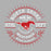 Close-up view of North Shore High School Mustangs Women's Grey SoftStyle T-shirt 201