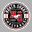 Close-up view of North Shore High School Mustangs Unisex 3/4 Sleeve Raglan T-shirt 203