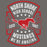 Close-up view of North Shore High School Mustangs Dark Grey Classic Unisex T-shirt 207