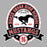 Close-up view of North Shore High School Mustangs Unisex 3/4 Sleeve Raglan T-shirt 212