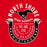 Close-up view of North Shore High School Mustangs Red Classic Unisex T-shirt 229