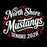 Design with 'North Shore Mustangs Seniors 2026' text on a black background - Classic t-shirt design 253