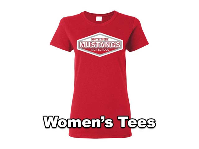 North Shore Mustangs High School Women's T-shirts