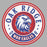 Close-up of Oak Ridge High School War Eagles Unisex 3/4 sleeve Raglan T-shirt 220