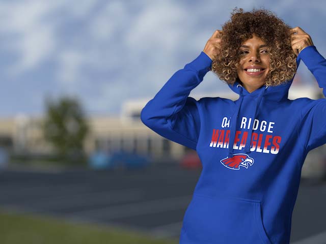 Oak Ridge High School War Eagles Premium Hoodies All Products Page