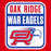 Close-up view of Oak Ridge High School War Eagles Women's Red SoftStyle T-shirt 001