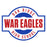 Close-up view of Oak Ridge High School War Eagles Unisex 3/4 sleeve Raglan T-shirt 011