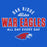Close-up view of Oak Ridge High School War Eagles Women's Royal Blue SoftStyle T-shirt 040