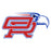 Close-up view of Oak Ridge High School War Eagles Unisex 3/4 sleeve Raglan T-shirt 200
