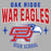 Close-up view of Oak Ridge High School War Eagles Grey Classic Unisex T-shirt 204