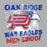 Close-up view of Oak Ridge High School War Eagles Women's Grey SoftStyle T-shirt 205