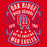 Close-up view of Oak Ridge High School War Eagles Red Classic Unisex T-shirt 207