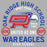 Close-up view of Oak Ridge High School War Eagles Women's Grey SoftStyle T-shirt 208