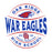 Close-up view of Oak Ridge High School War Eagles Unisex 3/4 sleeve Raglan T-shirt 218