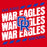 Close-up view of Oak Ridge High School War Eagles Red Classic Unisex T-shirt 223