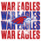 Close-up view of Oak Ridge High School War Eagles Unisex 3/4 sleeve Raglan T-shirt 233