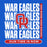 Close-up view of Oak Ridge High School War Eagles Royal Blue Classic Unisex T-shirt 235