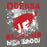 Close-up view of Odessa High School Bronchos Dark Grey Classic Unisex T-shirt 205