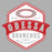 Close-up view of Odessa High School Bronchos Unisex 3/4 Sleeve Raglan T-shirt 209