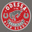 Close-up view of Odessa High School Bronchos Dark Grey Classic Unisex T-shirt 215