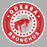 Close-up view of Odessa High School Bronchos Unisex 3/4 Sleeve Raglan T-shirt 216