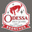 Close-up view of Odessa High School Bronchos Dark Grey Classic Unisex T-shirt 219