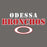 Close-up view of Odessa High School Bronchos Dark Grey Classic Unisex T-shirt 222