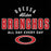 Vintage-style 'Odessa Allstar Bronchos All Day Every Day' logo on a black background - Women's T-shirt design 040 Black
