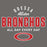 Close-up view of Odessa High School Bronchos Dark Grey Classic Unisex T-shirt 040