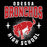 Close-up view of Odessa High School Bronchos Women's Black SoftStyle T-shirt 204